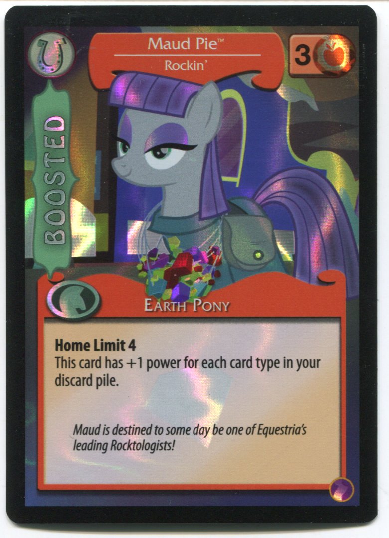My Little Pony Maud Pie - Rockin' #f1a Foil MLP TCG Trading Card