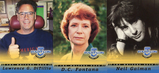 Babylon 5 Profiles The Writer's Desk Chase Card Set WD1 - WD3 Skybox 1999   - TvMovieCards.com
