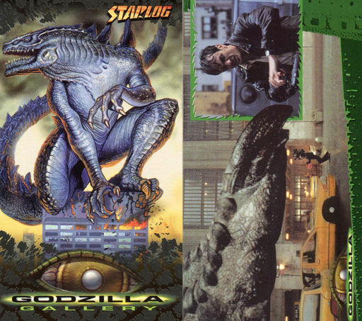 Godzilla The Movie Supervue Widevision Size Does Matter Promo Card Lot (2)   - TvMovieCards.com