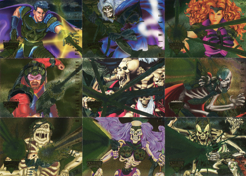 Skeleton Warriors PowerBlast Chase Card Set (9) Fleer Ultra 1995   - TvMovieCards.com