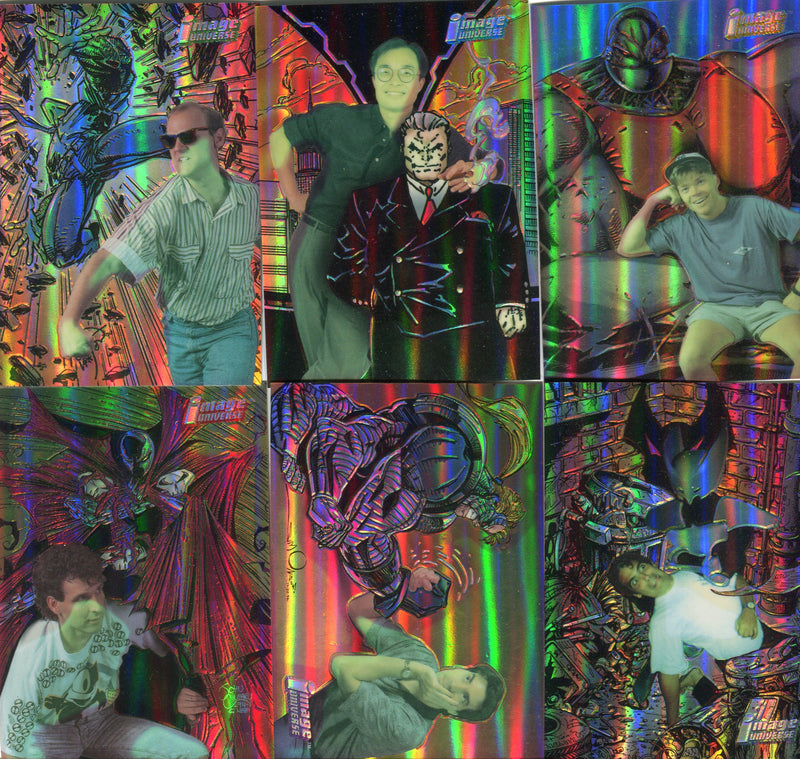Image Universe Interview Refractor Chase Card Set 6 Cards I1 - I6 Topps 1995 - TvMovieCards.com