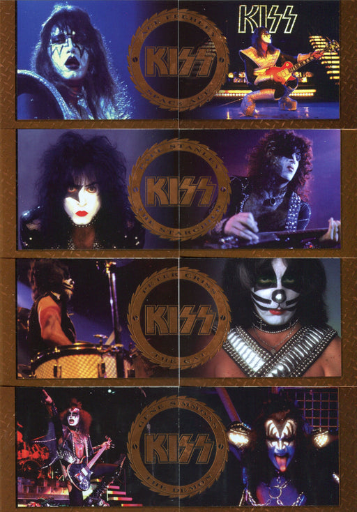 Kiss Series 2 Gold Foil Chase Card Set F07 thru F14 Cornerstone 1998   - TvMovieCards.com