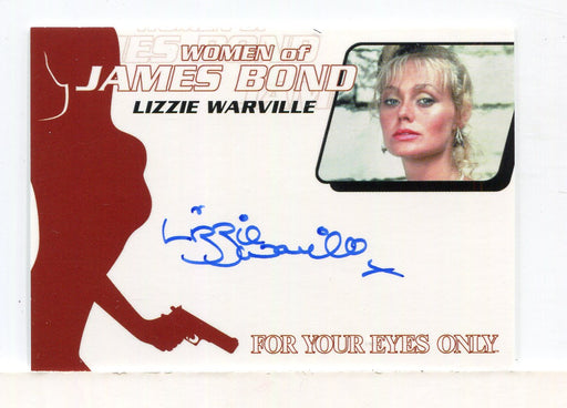 James Bond Archives 2014 Edition Lizzie Warville Autograph Card WA57   - TvMovieCards.com