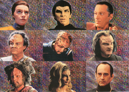 Star Trek Voyager Season 1 Series 2 Xenobio Sketches Chase Card Set S1-9   - TvMovieCards.com