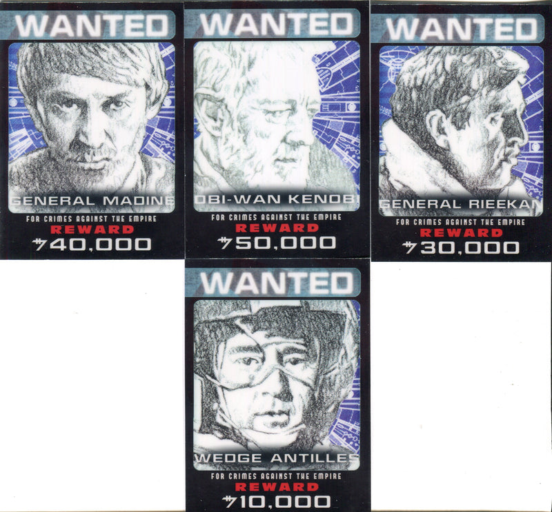 Star Wars Chrome Perspectives Wanted Posters Chase Card Set 10 Cards   - TvMovieCards.com