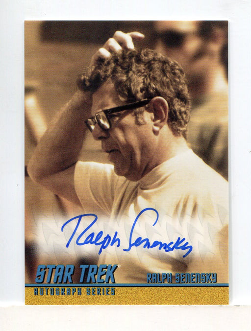 Star Trek TOS Portfolio Prints Ralph Senensky Autograph Card A265   - TvMovieCards.com