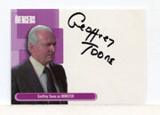 Avengers TV Definitive 1 Geoffrey Toone as Minister Binder Autograph Card A12   - TvMovieCards.com