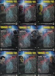 Star Trek The Complete Voyager Formidable Foes Chase Card Set F1 thru F9   - TvMovieCards.com