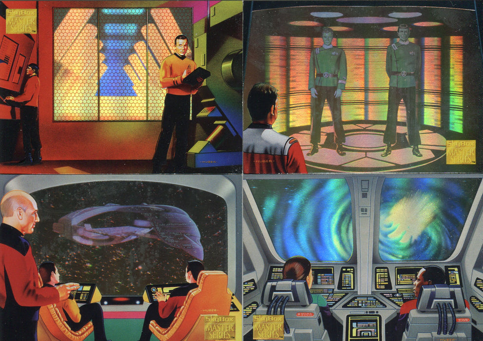 Star Trek Master Series 2 Mail-In Hologram Chase Card Set HG1-4 Skybox 1994   - TvMovieCards.com