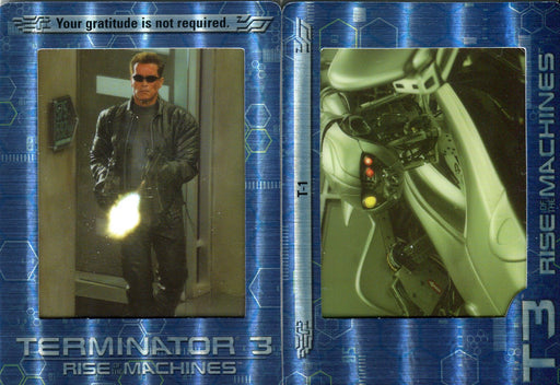 Terminator 3 T3 Film Cell Box Topper Filmcardz Chase Card Set BT1 and BT2   - TvMovieCards.com