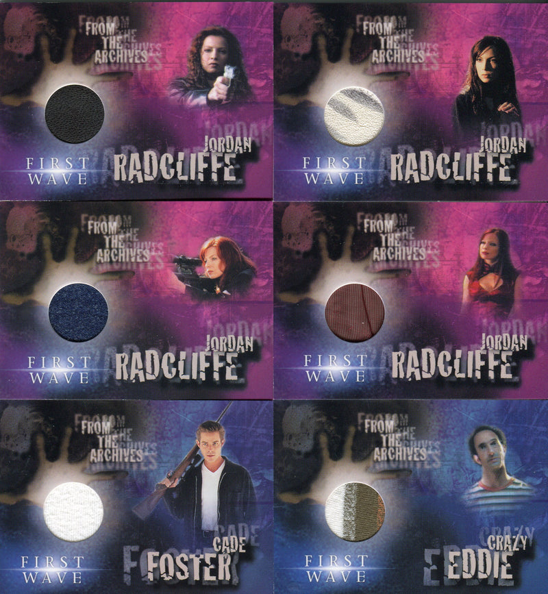First Wave Costume Card Set 6 Costume Cards and Promo Card P1   - TvMovieCards.com