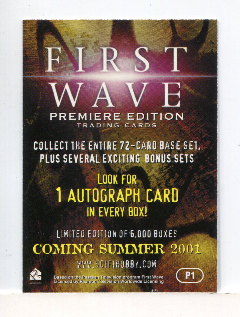 First Wave Premiere Edition RARE Unreleased Promo Card P1 Rittenhouse 2002   - TvMovieCards.com