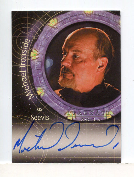 Stargate SG-1 Season Nine Michael Ironside Autograph Card A84   - TvMovieCards.com