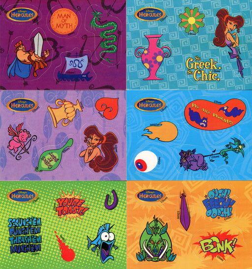 Hercules Disney Movie Sticker Chase Card Set 6 Sticker Cards Fleer/Skybox 1997   - TvMovieCards.com