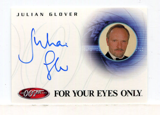 James Bond 40th Anniversary Julian Glover Autograph Card A12   - TvMovieCards.com