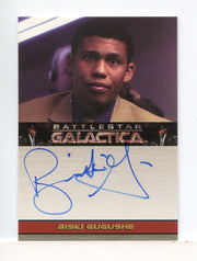 Battlestar Galactica Season One Biski Gugushe Autograph Card   - TvMovieCards.com