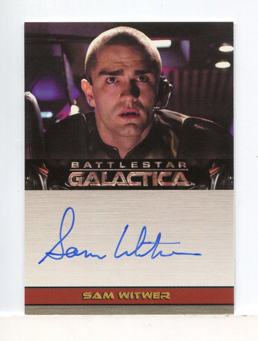 Battlestar Galactica Season One Sam Witwer Autograph Card   - TvMovieCards.com