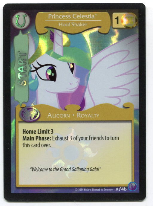 My Little Pony Princess Celestia - Hoof Shaker #f4b Foil Card MLP TCG Enterplay   - TvMovieCards.com