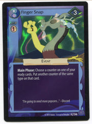 My Little Pony Finger Snap #f36 Foil Card MLP TCG Enterplay   - TvMovieCards.com