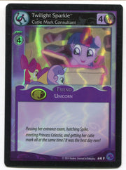 My Little Pony Twilight Sparkle Cutie Mark Consultant #4 F Foil Card MLP TCG Ent   - TvMovieCards.com