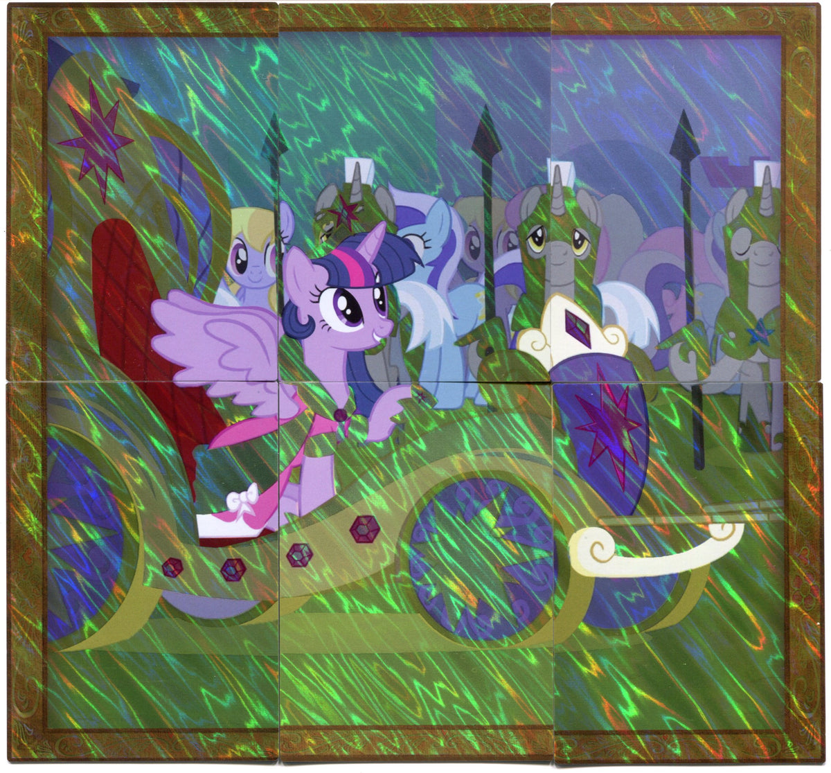 My Little Pony Series 2 Attributes of a Princess Foil Puzzle Card
