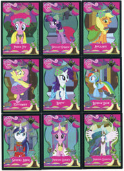 My Little Pony Royal Wedding Complete 9 Card Puzzle Trading Card Set Holo NM   - TvMovieCards.com