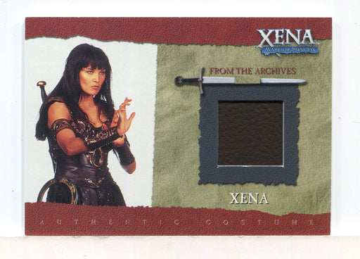 Xena Seasons 4 and 5 Lucy Lawless as Xena Costume Card R2   - TvMovieCards.com
