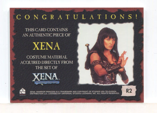 Xena Seasons 4 and 5 Lucy Lawless as Xena Costume Card R2   - TvMovieCards.com