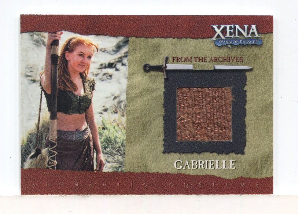 Xena Season Six Renee O'Connor as Gabrielle Case Topper Costume Card GC1   - TvMovieCards.com