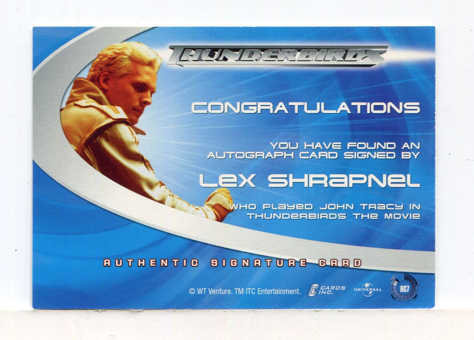 Thunderbirds Are Go! Movie Lex Shrapnel Autograph Card AC7   - TvMovieCards.com