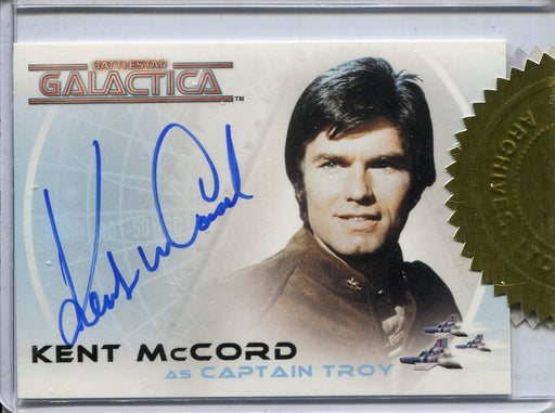 Battlestar Galactica Complete Kent McCord Incentive Autograph Card CIA1   - TvMovieCards.com