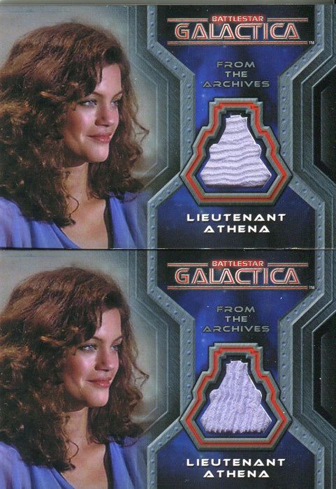 Battlestar Galactica Colonial Warriors Lt. Athena Costume Card Variants CC12   - TvMovieCards.com