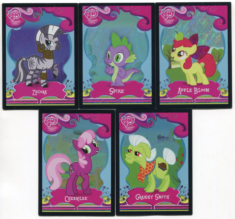 My Little Pony Series 1 Parallel Foil Trading Chase Card Set F16-F28 Holo NM