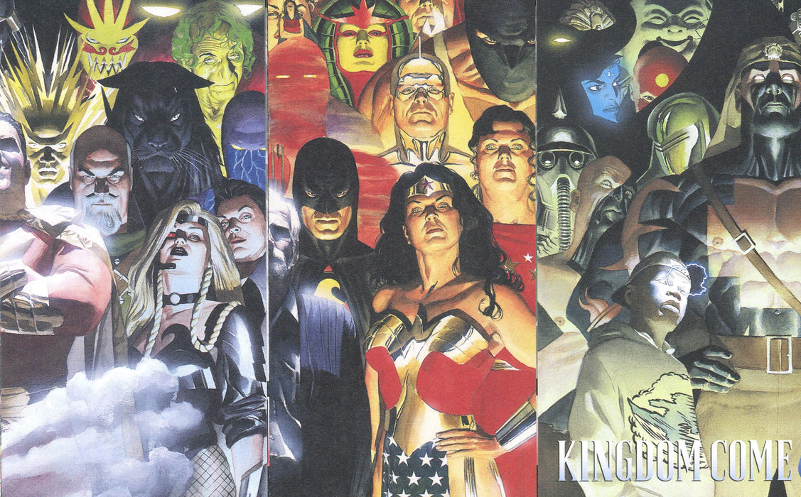 DC Comics Kingdom Come Xtra Widevision Poster Chase Card Set (3 Cards)   - TvMovieCards.com