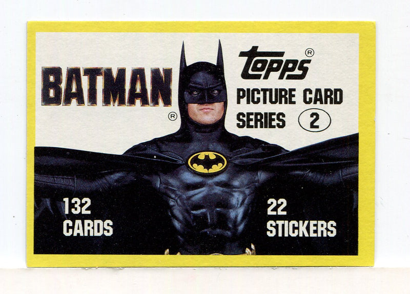 Batman Movie Series 2 Vintage Base Card Set 132 Cards 133-264 Topps 1989