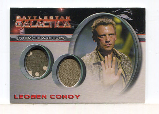 Battlestar Galactica Season One Leoben Conoy Double Costume Card DC1   - TvMovieCards.com