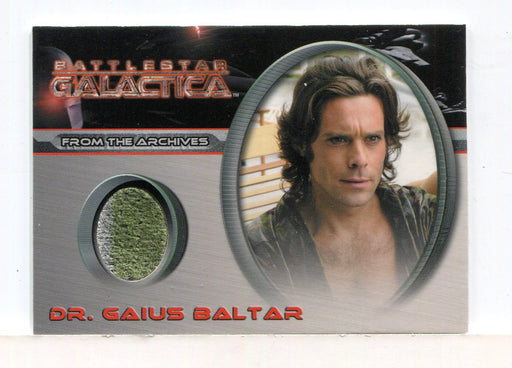 Battlestar Galactica Season One Dr. Gaius Baltar Costume Card CC12   - TvMovieCards.com