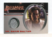 Battlestar Galactica Season One Dr. Gaius Baltar Costume Card CC18   - TvMovieCards.com
