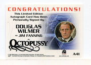 James Bond A41 The Quotable James Bond Douglas Wilmer Autograph Card   - TvMovieCards.com