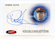 James Bond 50th Anniversary Series One Simon Kunz Autograph Card A211   - TvMovieCards.com