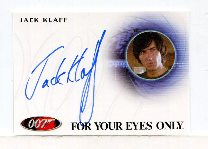 James Bond 50th Anniversary Series Two Jack Klaff Autograph Card A219   - TvMovieCards.com