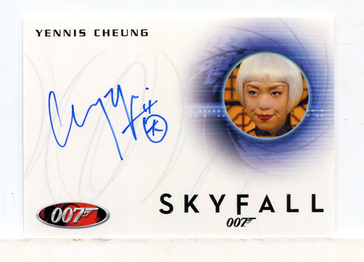 James Bond Archives 2014 Edition Yennis Cheung Autograph Card A247   - TvMovieCards.com