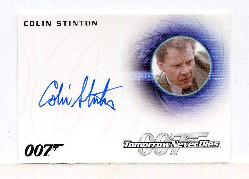 James Bond Archives 2015 Edition Colin Stinton Autograph Card A239   - TvMovieCards.com