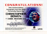 James Bond Archives 2015 Edition Christopher Bowen Autograph Card A259   - TvMovieCards.com