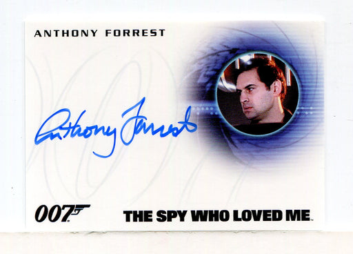 James Bond Archives 2015 Edition Anthony Forrest Autograph Card A275   - TvMovieCards.com