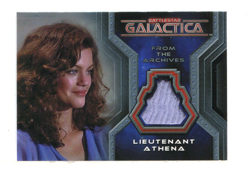 Battlestar Galactica Colonial Warriors Lieutenant Athena Costume Card CC12   - TvMovieCards.com