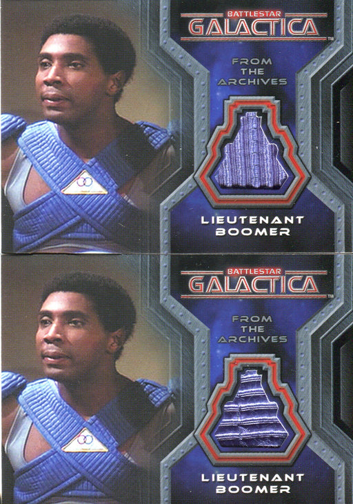 Battlestar Galactica Colonial Warriors Lt. Boomer Costume Card Variants CC7   - TvMovieCards.com