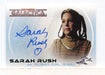Battlestar Galactica Colonial Warriors Sarah Rush Autograph Card A18   - TvMovieCards.com