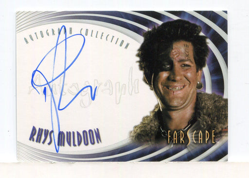 Farscape Through the Wormhole Rhys Muldoon Autograph Card A40   - TvMovieCards.com