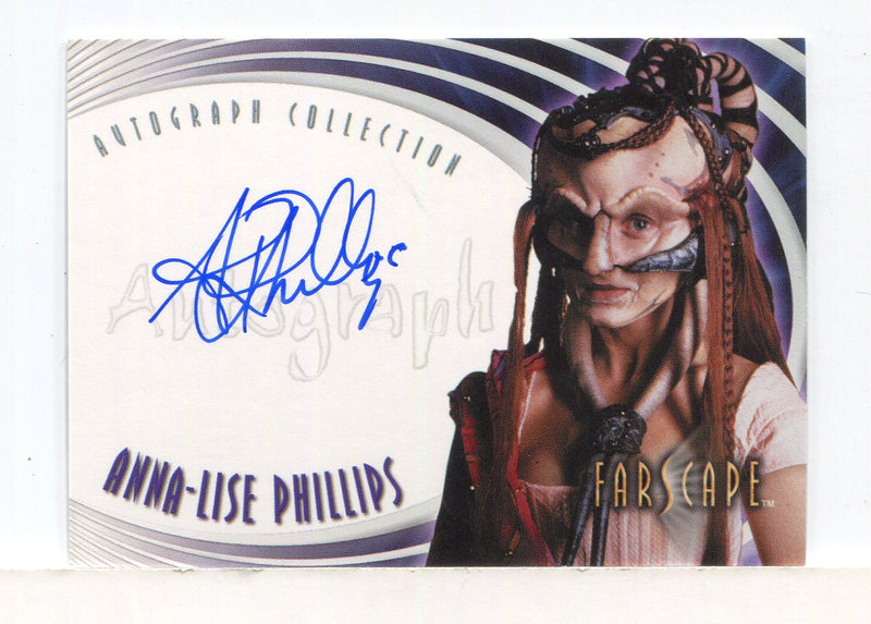 Farscape Through the Wormhole Anna-Lise Phillips Autograph Card A64   - TvMovieCards.com